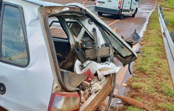 ACIDENTE GRAVE É REGISTRADO NA PR-317, PRÓXIMO AO RIO IVAÍ