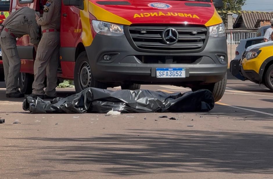 PEDESTRE MORRE ATROPELADO EM CAMPO MOURÃO -PR