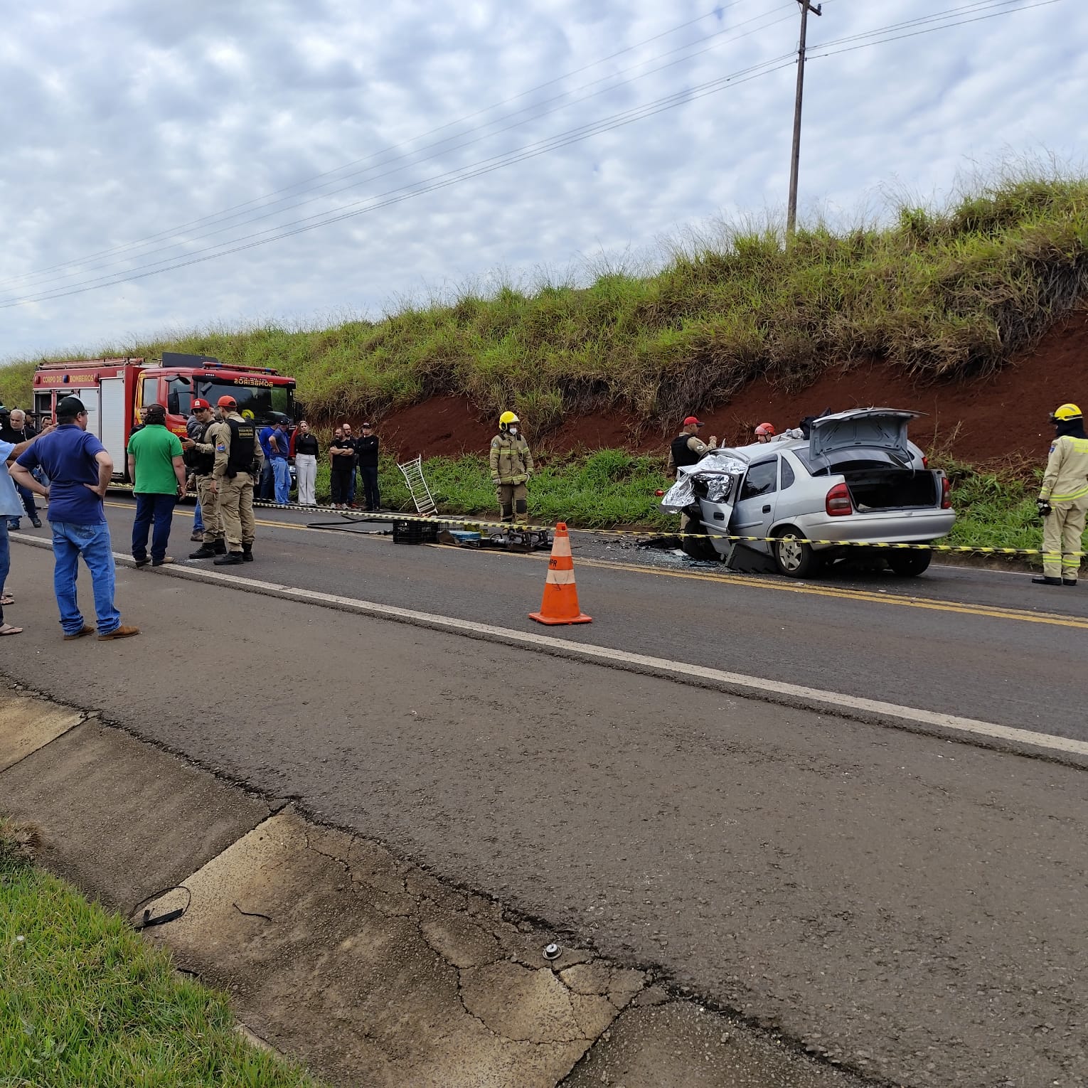 Identificados os dois motoristas que morreram em grave acidente na PR-317, em Floresta