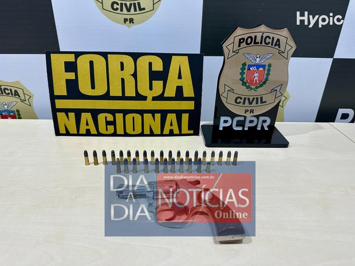 POLÍCIA CIVIL CUMPRE MANDADO E ENCAMINHA HOMEM, DE 71 ANOS, COM ARMA DE F0GO E MUNIÇÕES, EM TAPEJARA