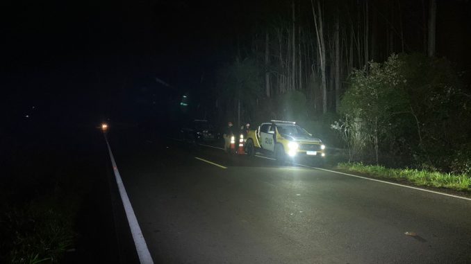 Jovem, de 20 anos, morre após sofrer queda com motocicleta na PR-218