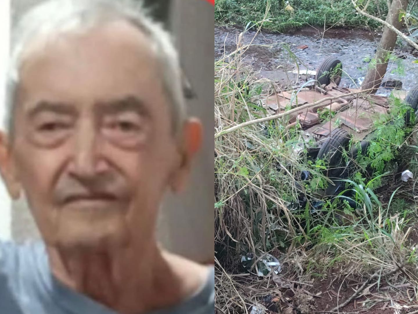 Idoso de 86 anos é identificado como vítima de acidente em córrego no Jardim Diamante, em Maringá