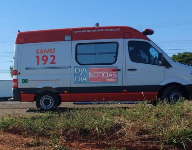 HOMEM FICA FERIDO AO SER ATROPELADO POR CARRO, NA RODOVIA PR-323, EM CIANORTE