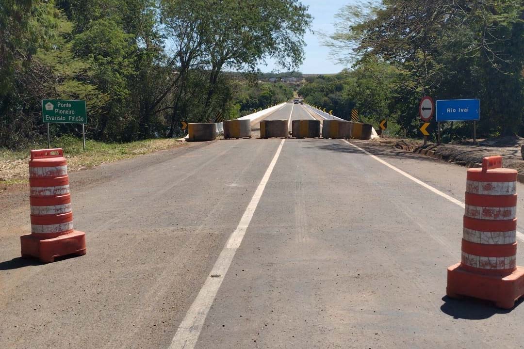 PONTE SOBRE O RIO IVAÍ, ENTRE ENGENHEIRO BELTRÃO E FLORESTA, SERÁ LIBERADA NESTA SEGUNDA-FEIRA, DIA 29