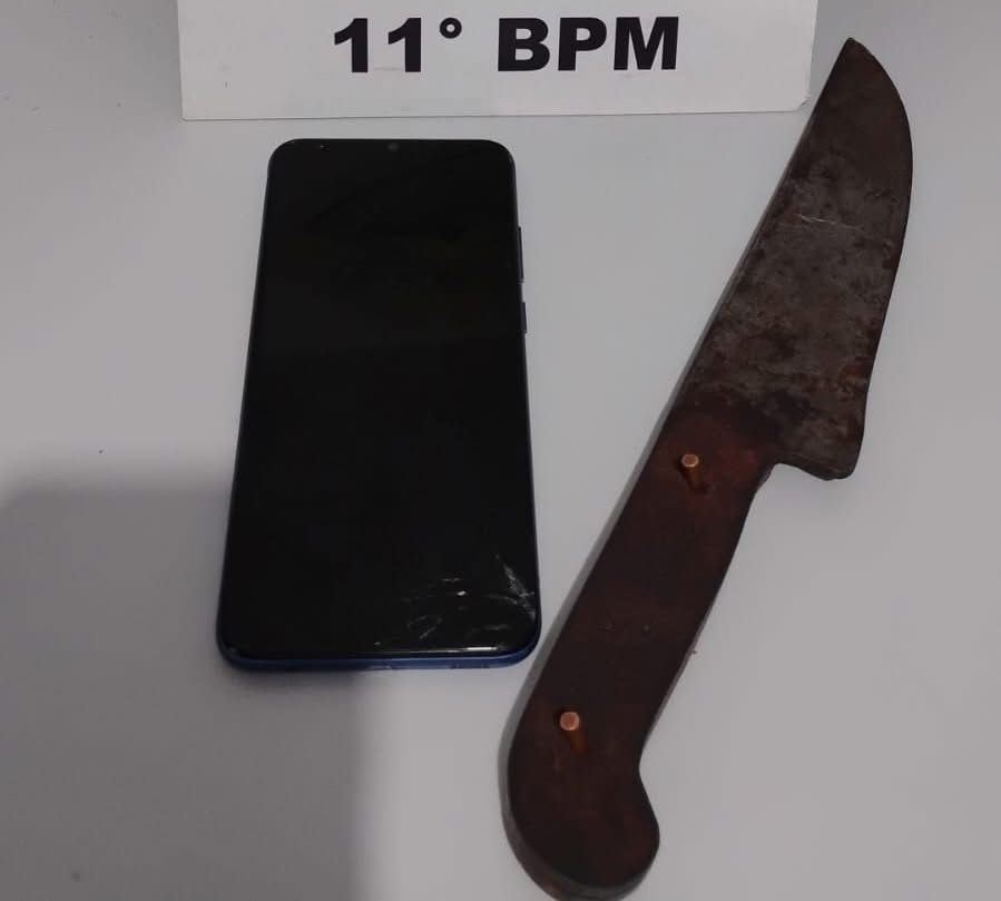 MAMBORÊ: Homem é preso por invadir residência para cobrar dívida e ameaçar moradora com faca