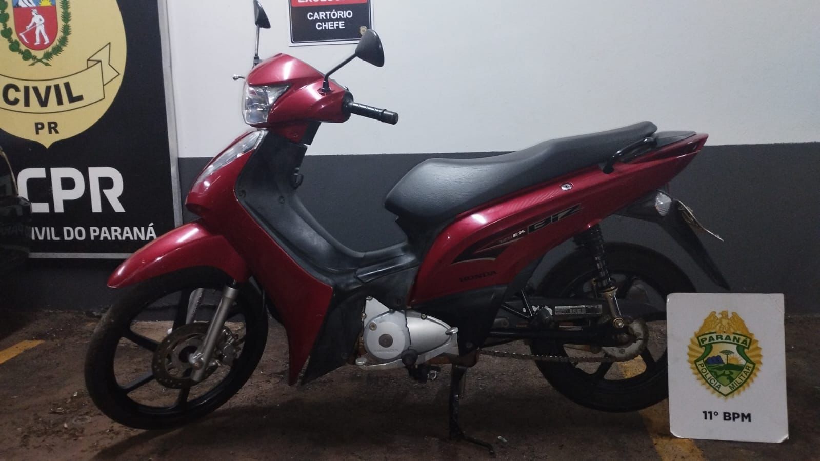 MOTO ROUBADA EM JURANDA FOI RECUPERADA EM FAROL