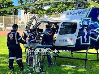 PAI E FILHO FICAM FERIDOS DURANTE CAPOTAMENTO DE CAMINHONETE, NA PR-317