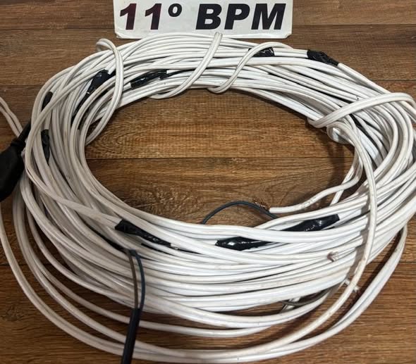 ENGENHEIRO BELTRÃO: Homem foi preso após furtar fios de cobre de praça pública no centro