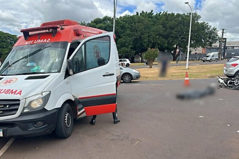 HOMEM ENTRA EM ÓBITO, APÓS COLISÃO ENTRE MOTOCICLETA E ÔNIBUS DE ESTUDANTES