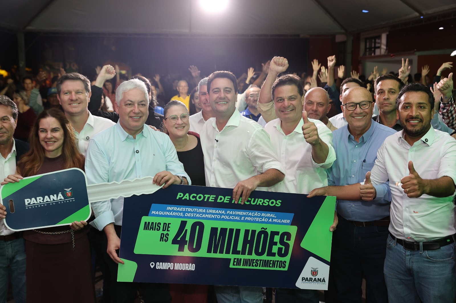 Governador autoriza mais de R$ 40 milhões em investimentos para Campo Mourão