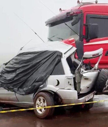 MULHER MORRE APÓS ACIDENTE NA BR-369 ENTRE JURANDA E MAMBORÊ