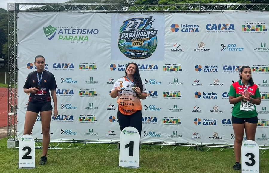 Atletismo de Campo Mourão conquista bons resultados no Campeonato Paranaense Sub-16